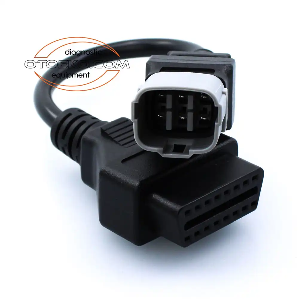كابل ووصلة الفحص والتشخيص الصناعية Suzuki 6 Pin - Obd2 (Suzuki) عالية الاعتمادية - 6